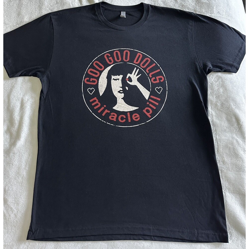 GOO GOO DOLLS - Miracle Pill Winter 2019 Concert Tour T-Shirt NWOT Double sided